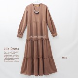 GAi-018 Lila Dress - Gamis Polos Ceruti Babydoll